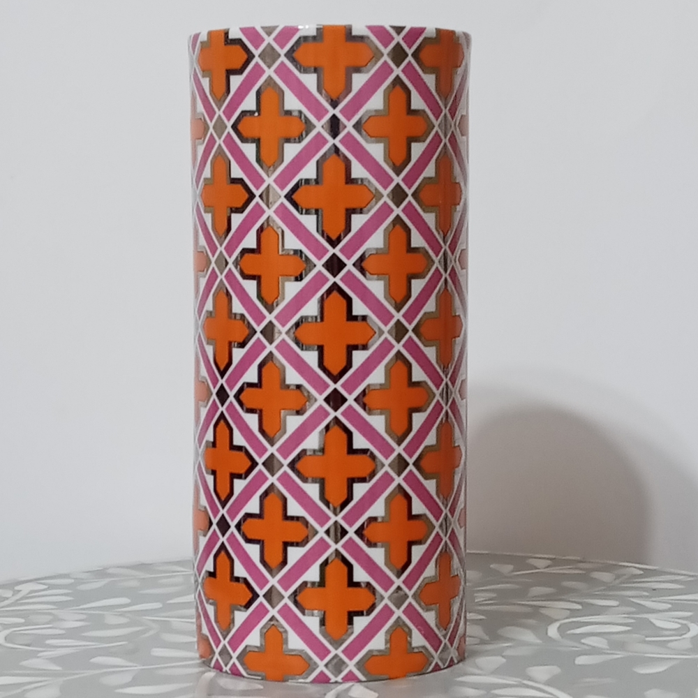 Jonathan Adler Carnaby Talitha Mosaic Medallion Vase